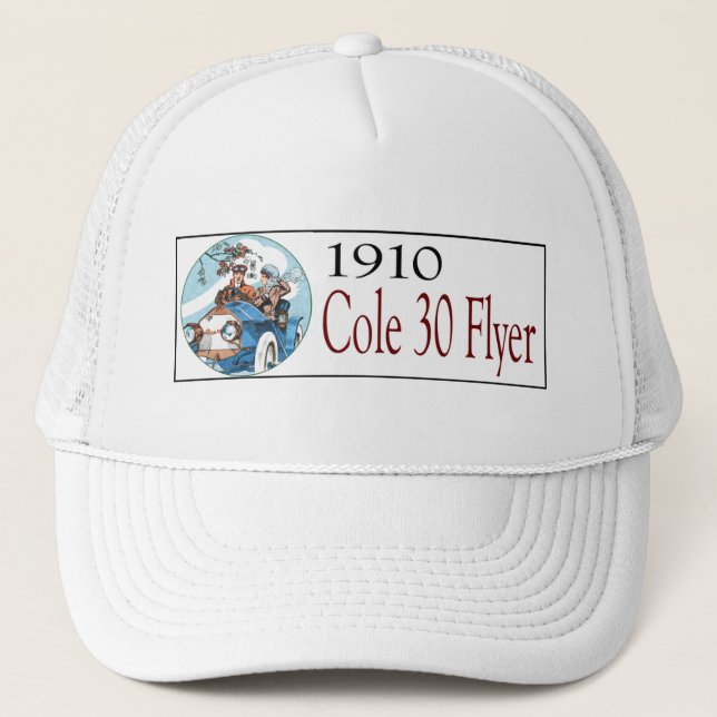 1910 Cole 30 Flyer Truckerkeps (Framsida)
