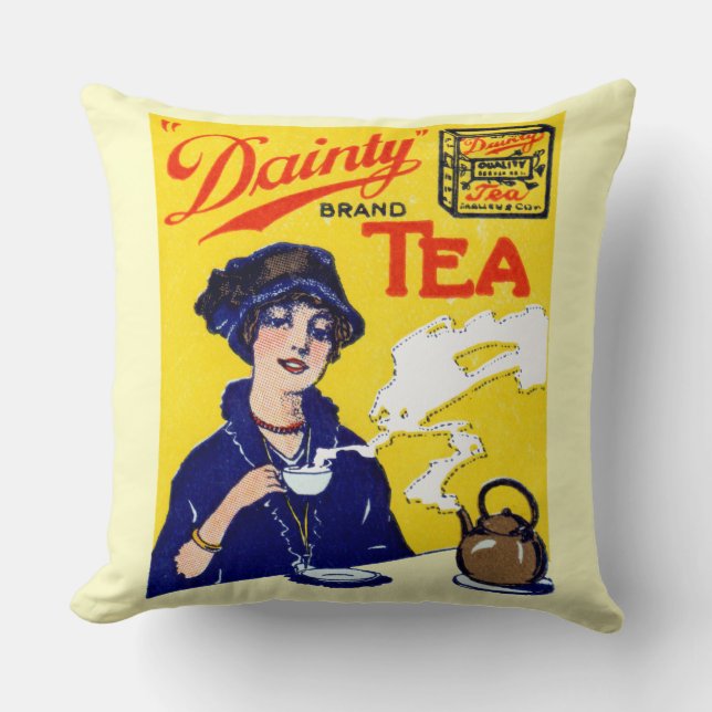 1910 Dainty Tea Kudde (Framsida)