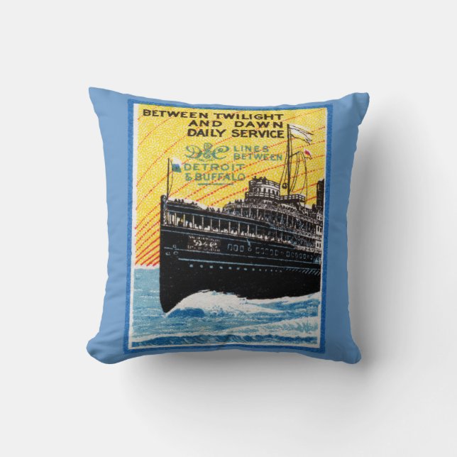 1910 Detroit to Buffalo Steamship Kudde (Framsida)