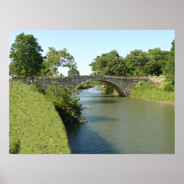 1910 Fox Bäck Stone Arch Bridge Poster (Framsidan)
