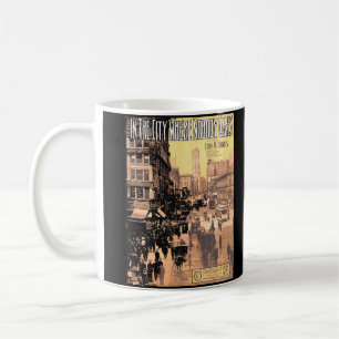 1910 i staden där ingen spelar musik från lakan kaffemugg