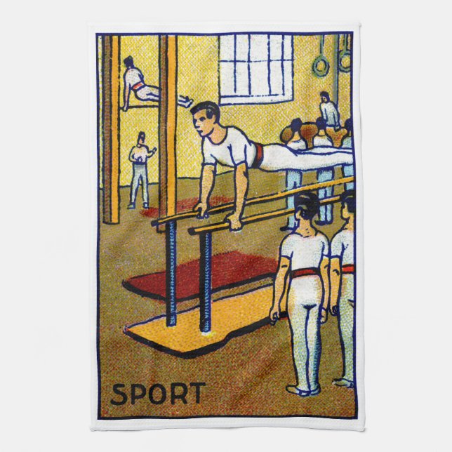1910 Manar Gymnastics Kökshandduk (Vertikal)
