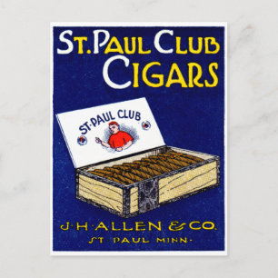 1910 Paul Klubb Cigars Vykort