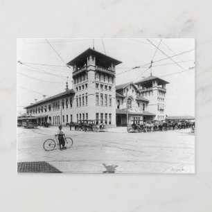 1910 Union Station Charleston SC-vykort Vykort