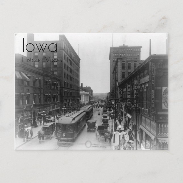 1910 Vy över vykort för filmer i centrala städer (Framsida)