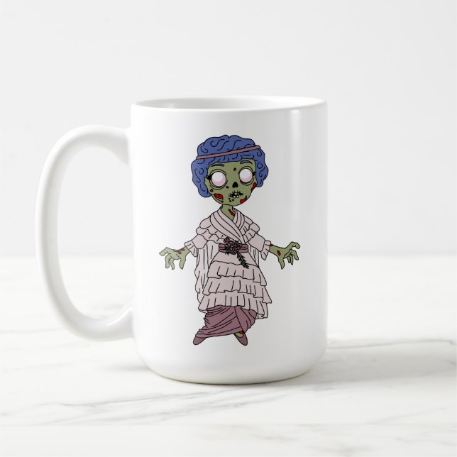 1910 Zombie Gibson Girl Kaffemugg (Vänster)