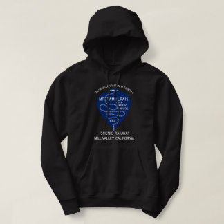 1911 krokigaste järnvägen Mt Tamalpais Hoodie