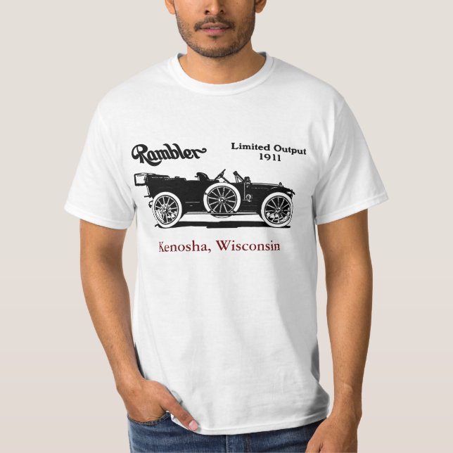 1911 vandrare, Kenosha, Wisconsin skjorta Tee Shirt (Framsida)