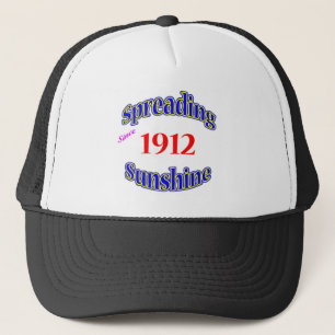 1912 fördelande solsken truckerkeps