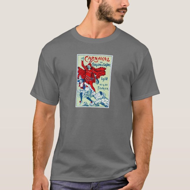 1912 Fransk Carnaval T-shirt (Framsida)