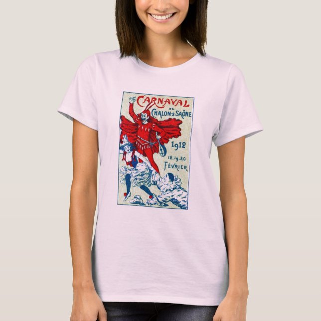 1912 Fransk Carnaval Tee Shirt (Framsida)