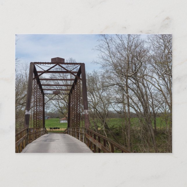 1912 Grönt Bridge Vykort (Framsida)