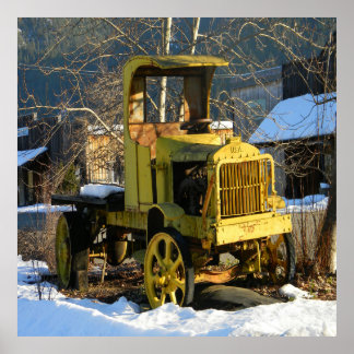 1912 Historiskt fraktande lastbil ..... Poster