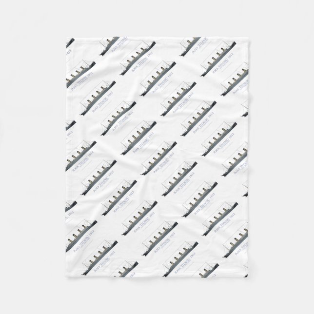 1912 Titanic 1 Fleecefilt (Framsidan)