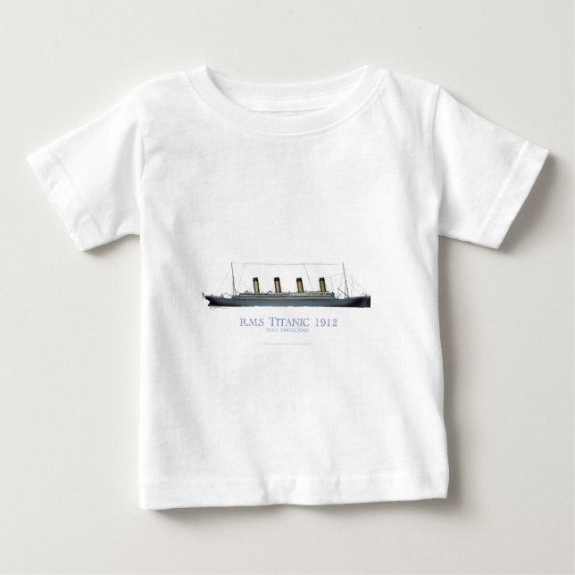 1912 Titanic 1 T Shirt (Framsida)