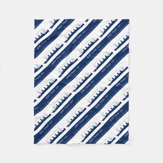 1912 Titanic 3 Fleecefilt (Framsidan)