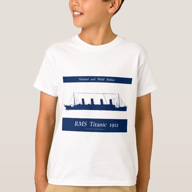 1912 titanic 4 t shirt (Framsida)