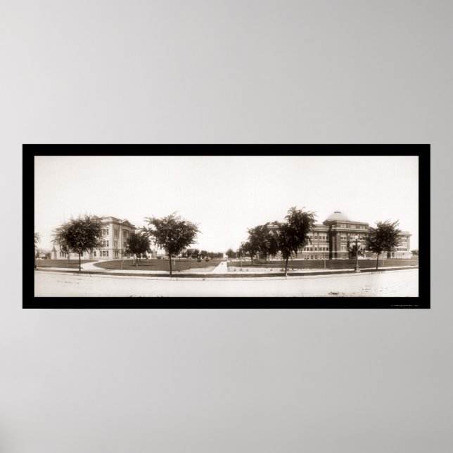 1913 års foto från Twin Falls Court Poster (Framsidan)