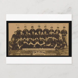 1913 Cincinnati Fatima Tobacco Card-utskrift Vykort