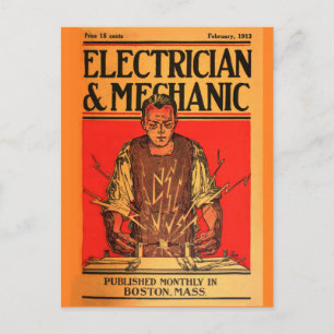 "1913 Feb-ElectricianandMechanic" vykort
