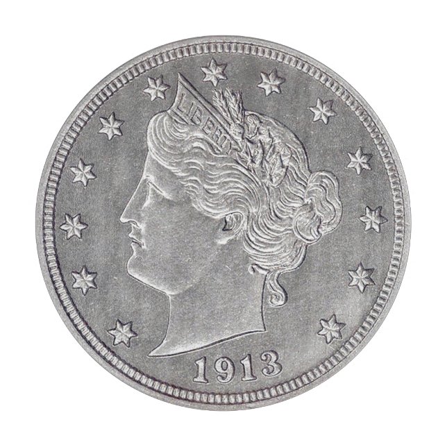 1913 Liberty Head Nickel Caking Board (Framsidan)