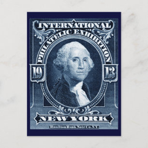 1913 New York Philatelic Exhibit Vykort