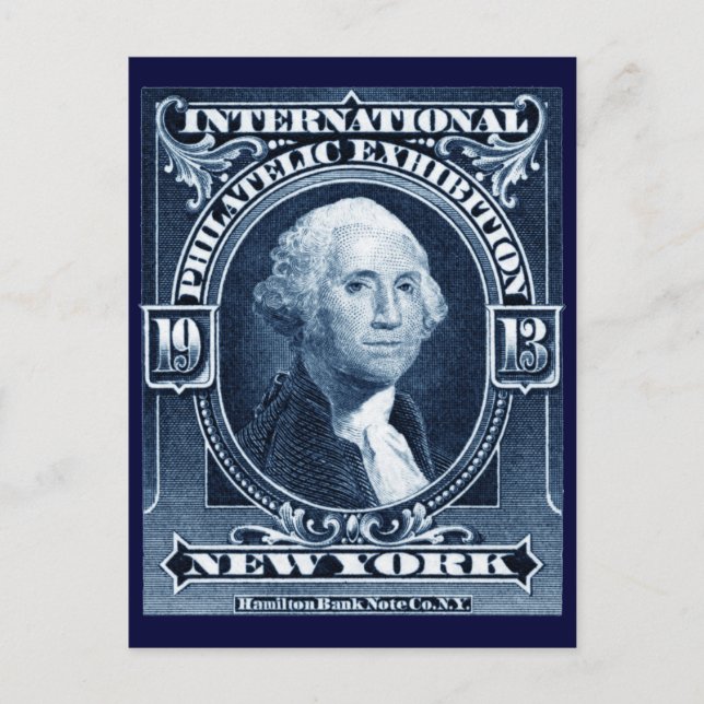 1913 New York Philatelic Exhibit Vykort (Framsida)