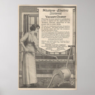 1913 och för dammsugare poster