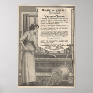 1913 och för dammsugare poster
