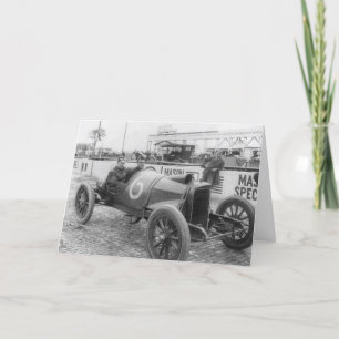 1913 Tävling-bil Kort
