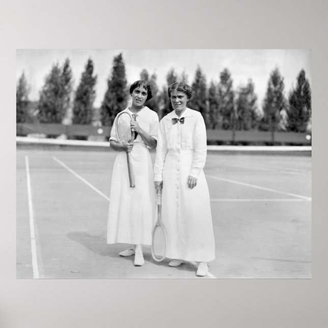 1913, Tennis Champions, kvinnor Poster (Framsidan)