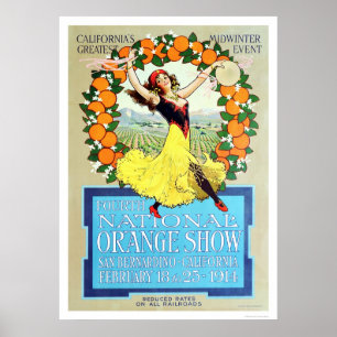 1914 års fjärde nationella Orange Poster
