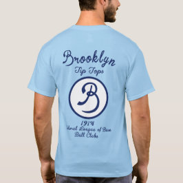 1914 Brooklyn Tip Toppar Federal League Base Boll  T Shirt