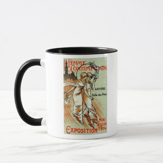 1914 Expo för modern kvinna Mugg (Vänster)