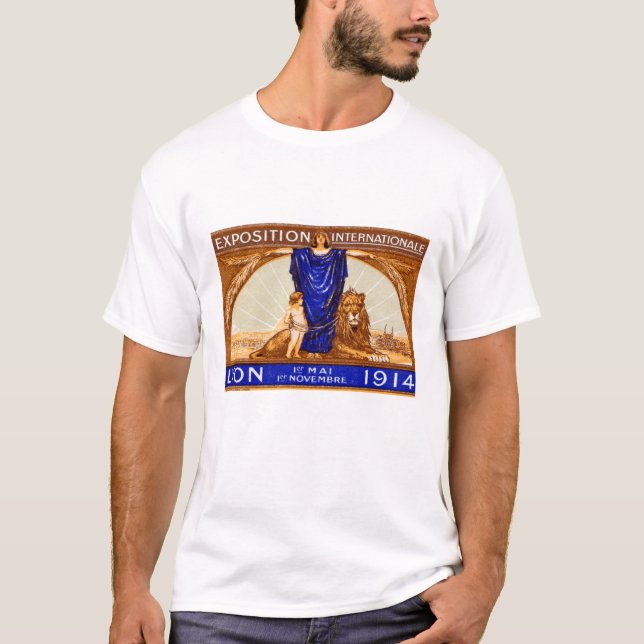 1914 Lyon Internationell Expo Poster Tee (Framsida)