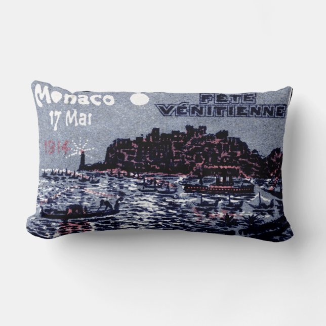 1914 Monacos festival i Venetien Lumbarkudde (Framsida)