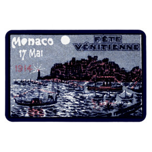 1914 Monacos festival i Venetien Magnet