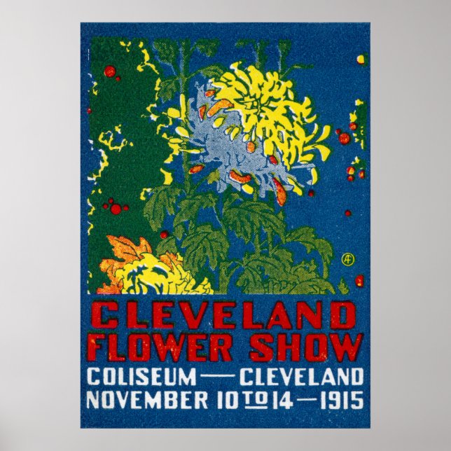 1915 - Cleveland Flower Show Poster (Framsidan)