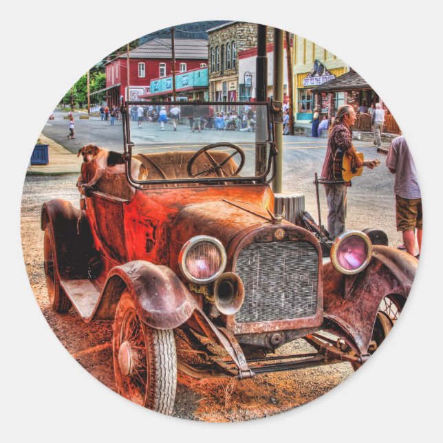 1915 DODGE RUNT KLISTERMÄRKE (Framsida)