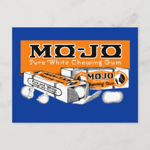 1915 Mo-Jo Chewing Gum Vykort