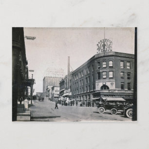 1915 Oklahoma City, Downtown View, Vintage Vykort
