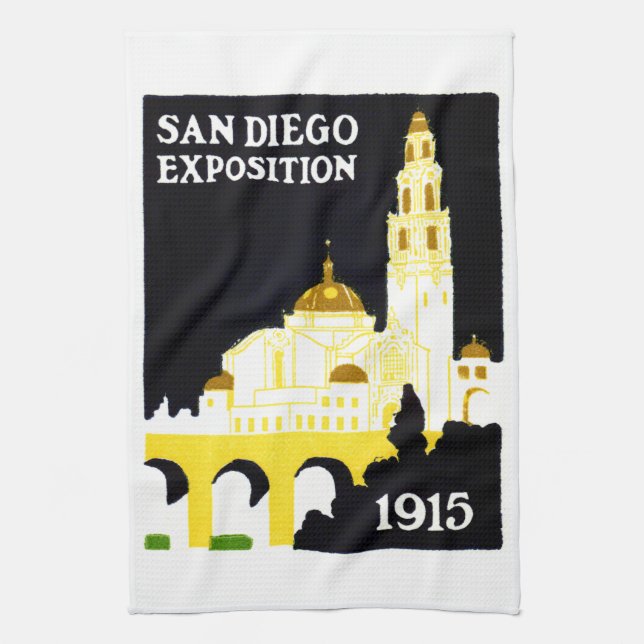 1915 San Diego Exposition Kökshandduk (Vertikal)
