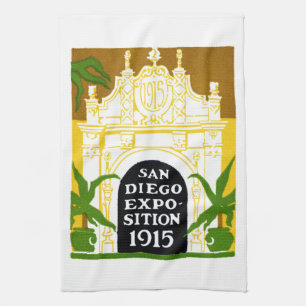 1915 San Diego Exposition Kökshandduk