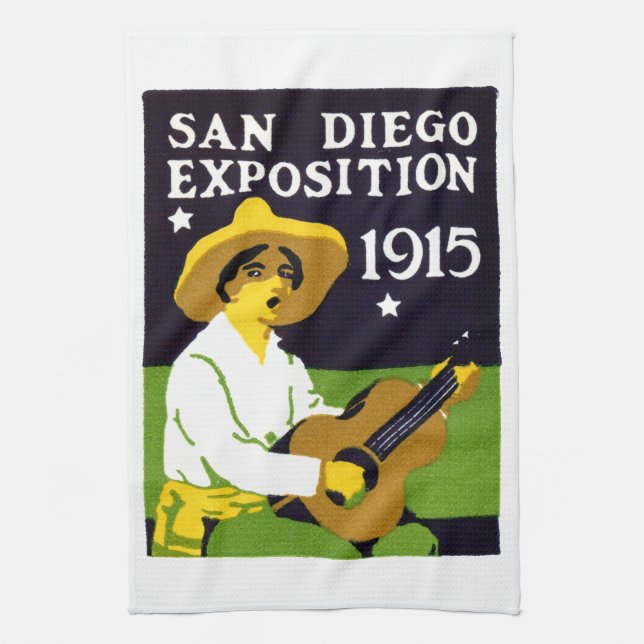 1915 San Diego Exposition Kökshandduk (Vertikal)