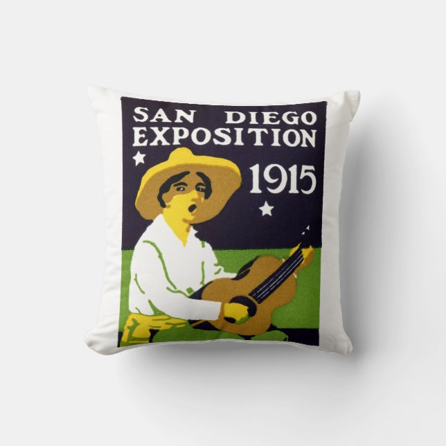 1915 San Diego Exposition Kudde (Framsida)