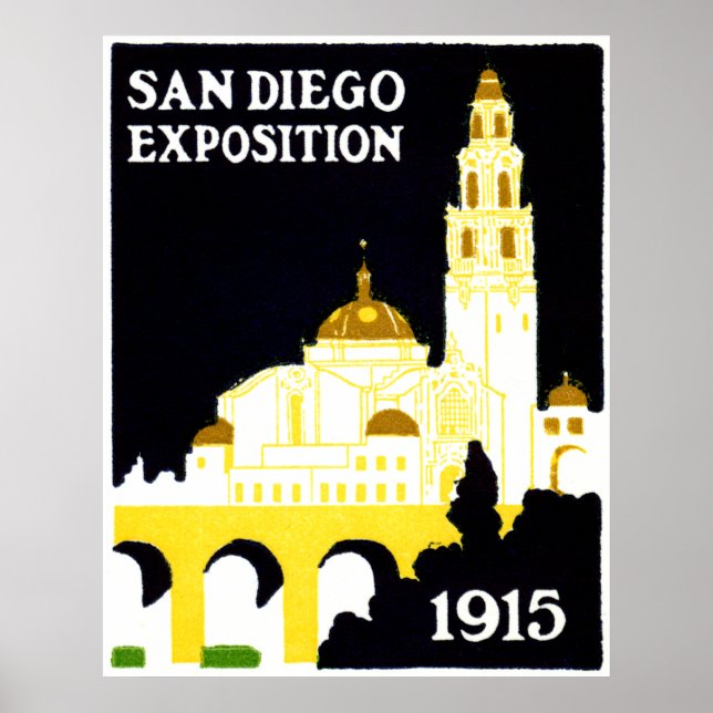 1915 San Diego Exposition Poster (Framsidan)