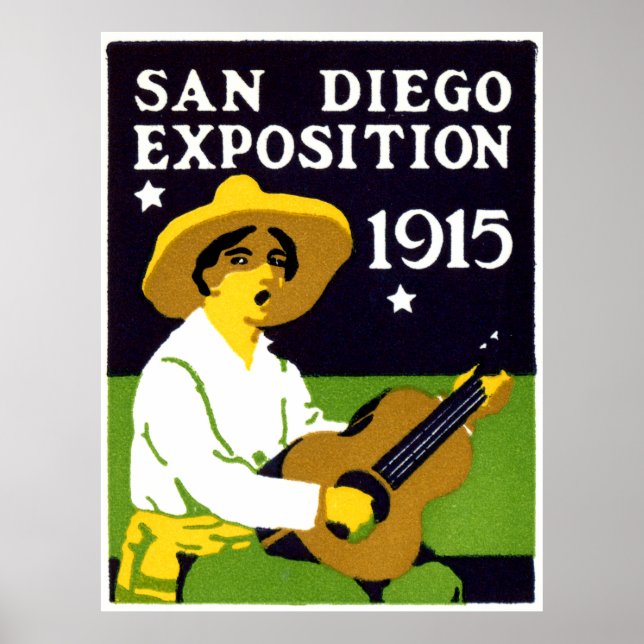 1915 San Diego Exposition Poster (Framsidan)