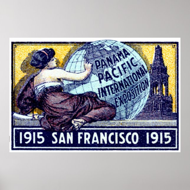 1915 San Francisco Exposition Poster (Framsidan)
