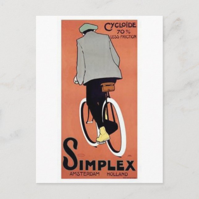 1915 Simplex-Poster Vykort (Framsida)