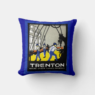 1915 Vintagen Trenton New jersey Kudde